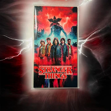 Stranger Things hűtőmágnes – Demogorgon design