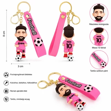 Messi figura kulcstartó – tökéletes ajándék focirajongóknak 