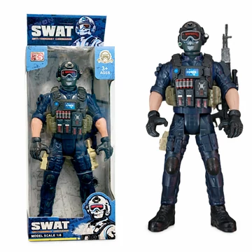 SWAT stílusú akciófigura - Katona 30 cm