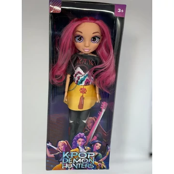 K-POP MIRA - új , gitárral 32 cm / Éneklő,világító !