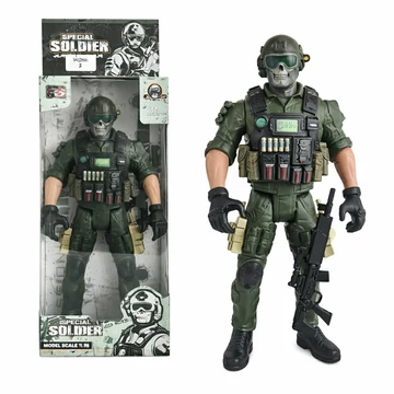 SWAT stílusú akciófigura - Katona 30 cm