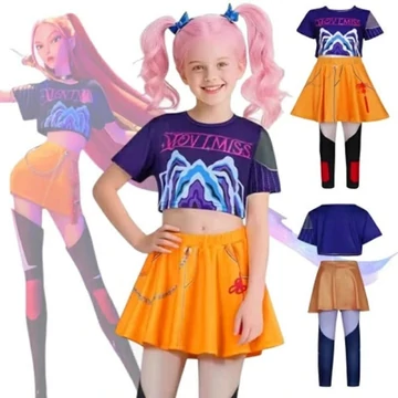 K-Pop:Démonvadászok Mira Gyerek Jelmez leggingszel