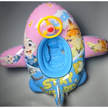 Zootropolis inspirálta beleülős gyerek úszógumi kormánnyal