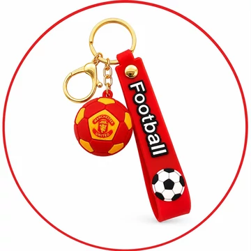 Manchester United focilabda kulcstartó – tökéletes ajándék szurkolóknak