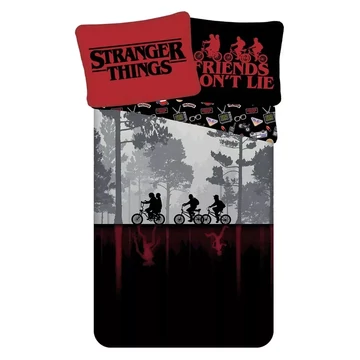 Stranger Things Upside Down Dark ágyneműhuzat 140×200cm, 70×90 cm