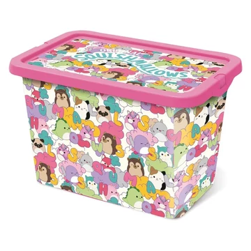 Squishmallows Pluffy műanyag tároló doboz 7 L