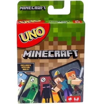 Minecraft UNO kártya
