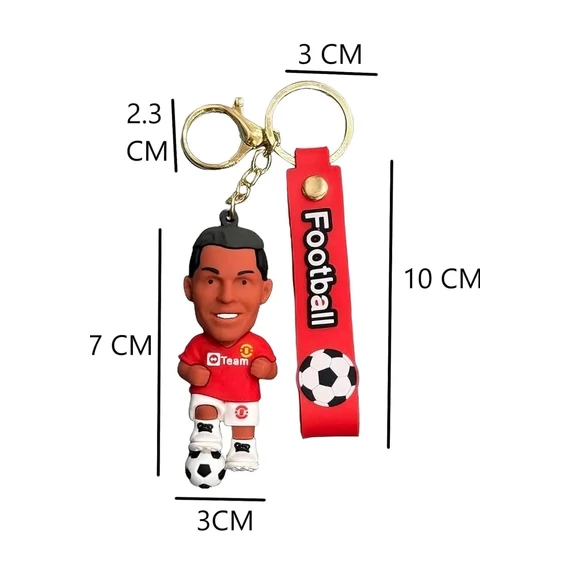 CR7 focis kulcstartó