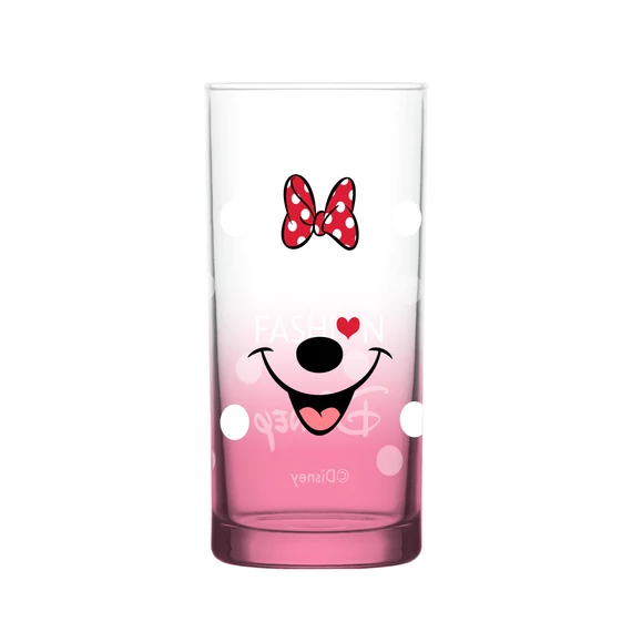 Minnie egér prémium üveg pohár - 290m Cikkszám:  B-MINNIE-P-1