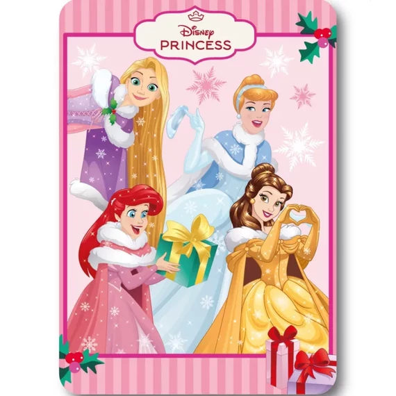 Disney Hercegnők Festive Fairy Karácsony polár takaró 100x140cm
