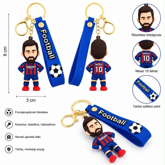 Messi figura kulcstartó – tökéletes választás futballrajongóknak
