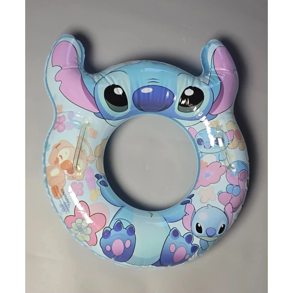 Kék, füles mintás gyerek úszógumi – Stitch mesefigura ihlette dizájnnal
