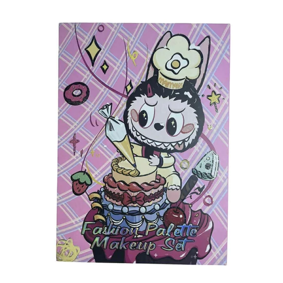 Labubu Cuki „Professional Makeup” Sminkkészlet – Rózsaszín gyerek sminkpaletta csillogó színekkel és mesés dizájnnal